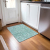 Piper Looms Chantille Panel ACN611 Teal Area Rug