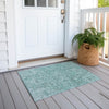 Piper Looms Chantille Panel ACN611 Teal Area Rug