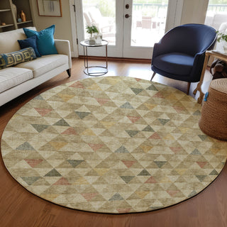 Piper Looms Chantille Geometric ACN612 Beige Area Rug