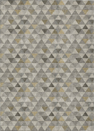 Piper Looms Chantille Geometric ACN612 Taupe Area Rug