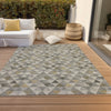 Piper Looms Chantille Geometric ACN612 Taupe Area Rug