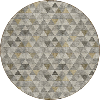 Piper Looms Chantille Geometric ACN612 Taupe Area Rug