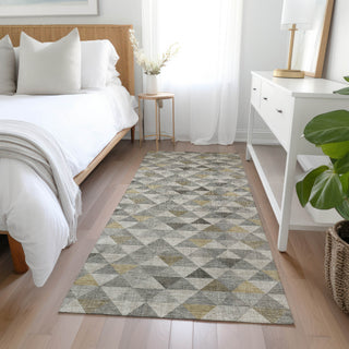 Piper Looms Chantille Geometric ACN612 Taupe Area Rug