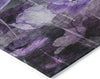 Piper Looms Chantille Floral ACN613 Purple Area Rug