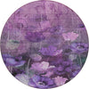 Piper Looms Chantille Floral ACN613 Purple Area Rug