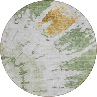 Piper Looms Chantille Spiral ACN614 Aloe Area Rug