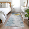 Piper Looms Chantille Spiral ACN614 Blue Area Rug
