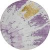 Piper Looms Chantille Spiral ACN614 Purple Area Rug