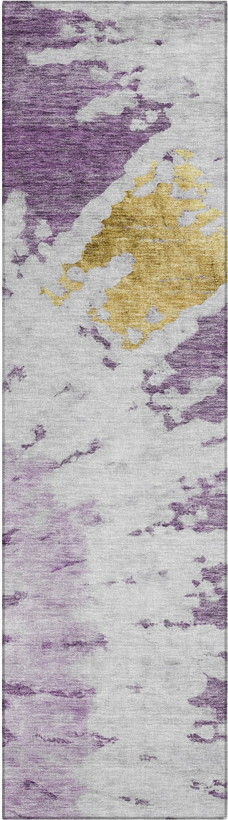 Piper Looms Chantille Spiral ACN614 Purple Area Rug