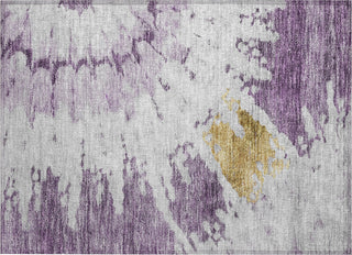 Piper Looms Chantille Spiral ACN614 Purple Area Rug