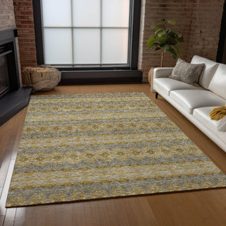 Piper Looms Chantille Bohemian ACN615 Gold Area Rug