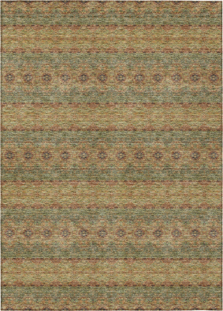 Piper Looms Chantille Bohemian ACN615 Green Area Rug