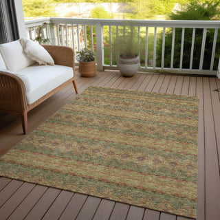 Piper Looms Chantille Bohemian ACN615 Green Area Rug