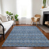 Piper Looms Chantille Bohemian ACN615 Navy Area Rug