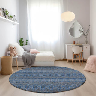 Piper Looms Chantille Bohemian ACN615 Navy Area Rug