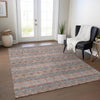 Piper Looms Chantille Bohemian ACN615 Paprika Area Rug Lifestyle Image Feature