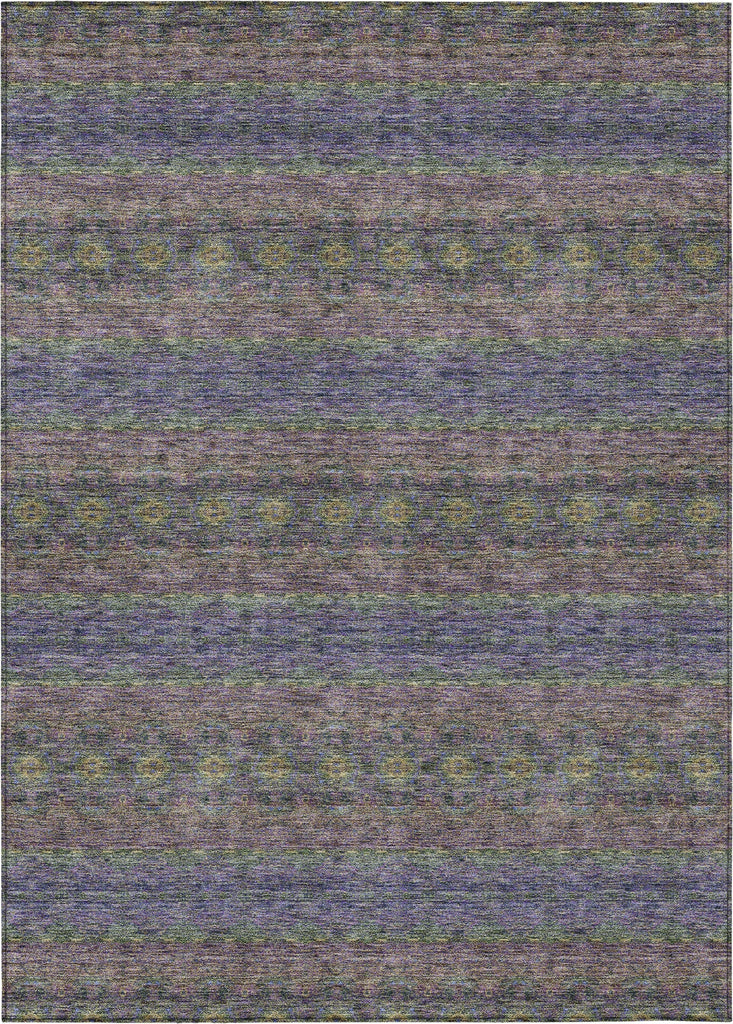 Piper Looms Chantille Bohemian ACN615 Purple Area Rug