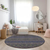 Piper Looms Chantille Bohemian ACN615 Purple Area Rug