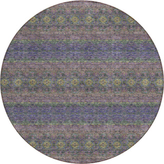 Piper Looms Chantille Bohemian ACN615 Purple Area Rug