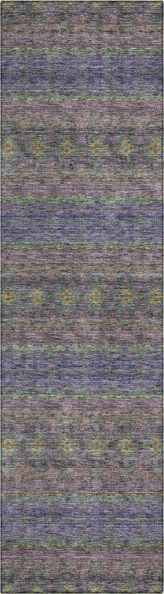 Piper Looms Chantille Bohemian ACN615 Purple Area Rug