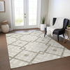Piper Looms Chantille Geometric ACN616 Beige Area Rug Lifestyle Image Feature