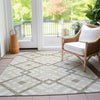 Piper Looms Chantille Geometric ACN616 Beige Area Rug