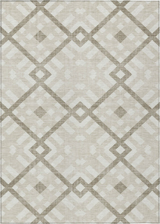 Piper Looms Chantille Geometric ACN616 Beige Area Rug