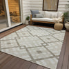 Piper Looms Chantille Geometric ACN616 Beige Area Rug