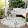 Piper Looms Chantille Geometric ACN616 Beige Area Rug