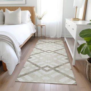 Piper Looms Chantille Geometric ACN616 Beige Area Rug