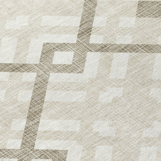 Piper Looms Chantille Geometric ACN616 Beige Area Rug