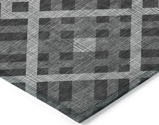 Piper Looms Chantille Geometric ACN616 Charcoal Area Rug