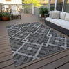 Piper Looms Chantille Geometric ACN616 Charcoal Area Rug