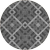Piper Looms Chantille Geometric ACN616 Charcoal Area Rug