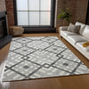 Piper Looms Chantille Geometric ACN616 Gray Area Rug