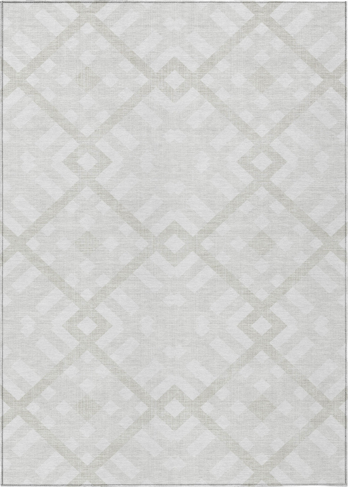 Piper Looms Chantille Geometric ACN616 Ivory Area Rug