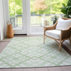 Piper Looms Chantille Geometric ACN616 Mint Area Rug