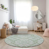 Piper Looms Chantille Geometric ACN616 Mint Area Rug