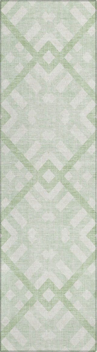 Piper Looms Chantille Geometric ACN616 Mint Area Rug