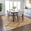 Piper Looms Chantille Geometric ACN616 Peach Area Rug