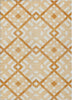 Piper Looms Chantille Geometric ACN616 Peach Area Rug