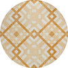 Piper Looms Chantille Geometric ACN616 Peach Area Rug