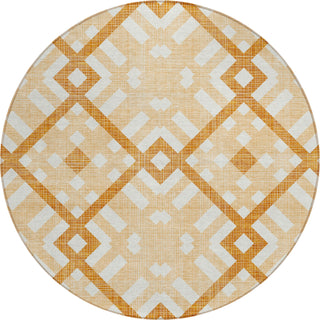 Piper Looms Chantille Geometric ACN616 Peach Area Rug