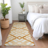 Piper Looms Chantille Geometric ACN616 Peach Area Rug