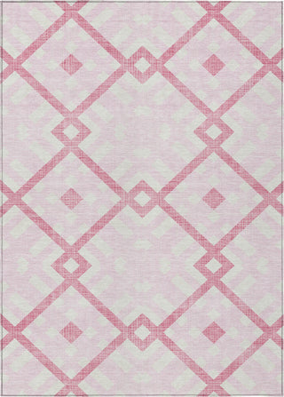 Piper Looms Chantille Geometric ACN616 Pink Area Rug