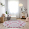 Piper Looms Chantille Geometric ACN616 Pink Area Rug