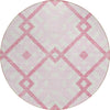 Piper Looms Chantille Geometric ACN616 Pink Area Rug