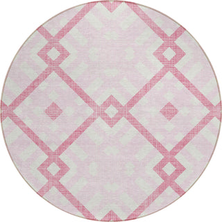 Piper Looms Chantille Geometric ACN616 Pink Area Rug