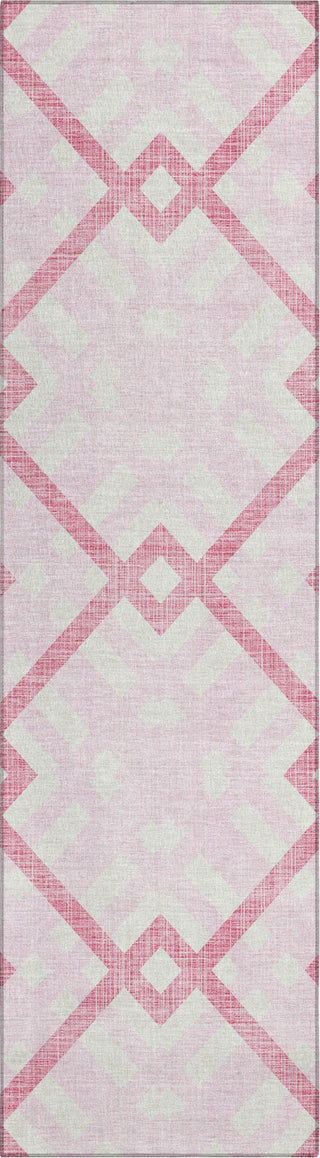 Piper Looms Chantille Geometric ACN616 Pink Area Rug