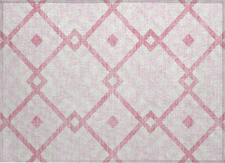 Piper Looms Chantille Geometric ACN616 Pink Area Rug